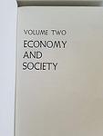 Cover of Economy and Society